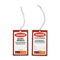 PRO Safety Tags - Red Danger