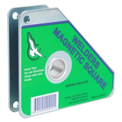 Standard Welders Magnetic Square 110 x 95mm 34 Kgs Serpent & Dove STWMS