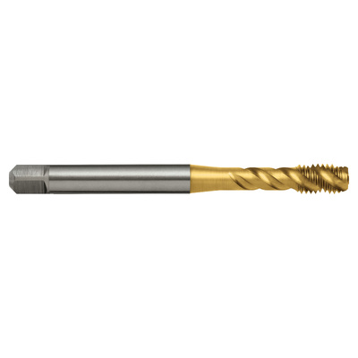 TAP T241 M 4x0.7 6H SPIRAL R45 W DIN371 C HSSE TiN Sutton Tools T2410400