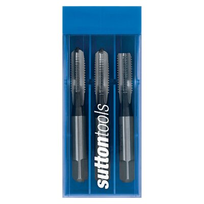 Tap T905 BSW 1/4-20 Set 3 Pce Straight ISO529 HSS Sutton Tools T9050635