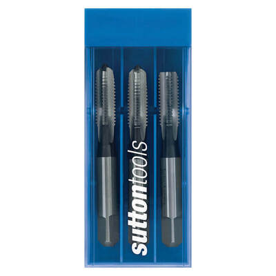 Tap T910 UN 2-8 2B Set 3Pce Straight ISO529 HSS Sutton Tools T9105080