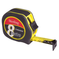 8m X 25mm Sterling Professional Tape Measure TBC8025