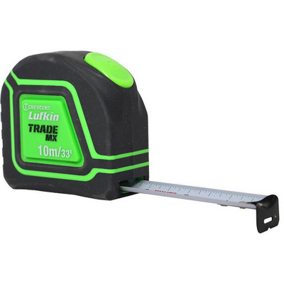 Tape Measure 10 Metres 33" x 25 mm Trade MX Lufkin TM410MEN