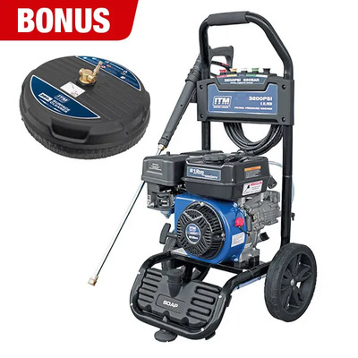 Petrol Pressure Washer 3200PSI 9.5L/MIN ITM TM540-3200