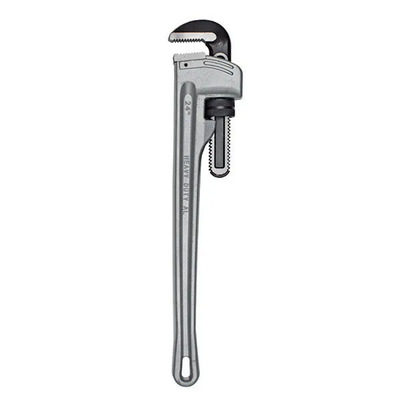 Pipe Wrench Heavy Duty, Cast Aluminium 24" (600mm), Jaw Width 73mm ITM  TM621-600A