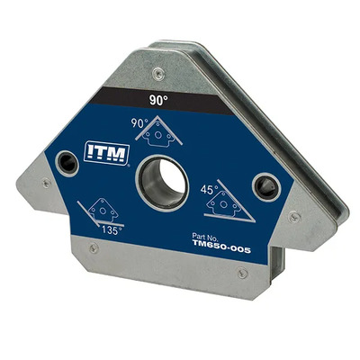 Multi-Angle Welding Magnet 50Kgs Force 115mm 45°,90° & 135° ITM TM650-005