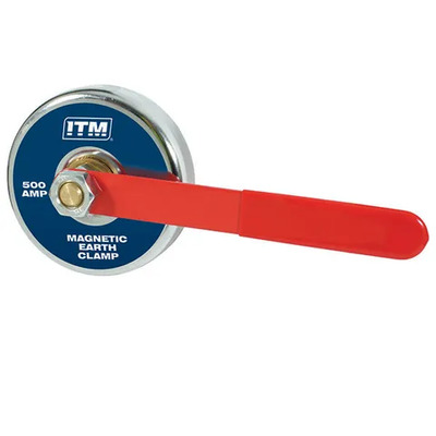 Magnetic Earth Clamp, 500A Current Capacity, 86MM Diameter, 30 KGS Force ITM TM650-050