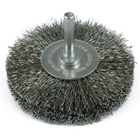 Crimp Wire Spindle Mounted Wheel Brush 50mm 1/4" Hex Shank ITM  TM7022-050