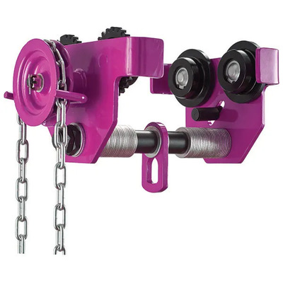 Geared Girder Trolley, 1 Tonne, 64-203mm Beam Width ITM TM9102-01000