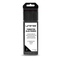RED 2.4mm x 175mm Thoriated Tungsten Electrodes-10 Pack UNIMIG TR0004-24