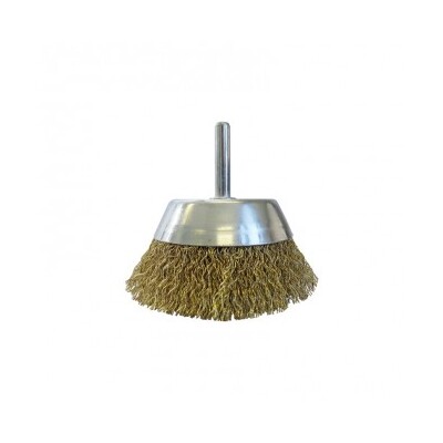 75mm Spindle Mounted Crimped Cup Brush Tomcat TSC75
