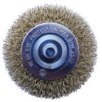 75mm Spindle Mounted Wheel Brush Tomcat TSW75