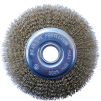 150mm x 12mm Crimped Wheel Brush