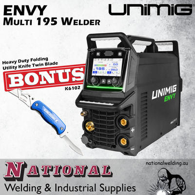 ENVY Multi 195 Welder Unimig U11204_Bonus