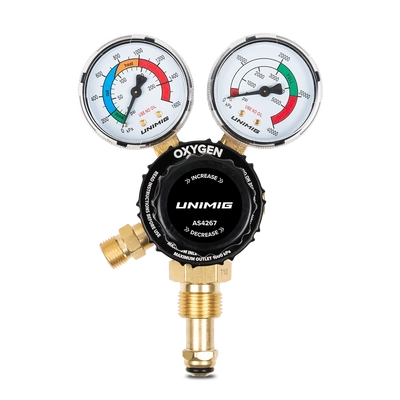 Twin Gauge Oxygen Regulator Unimig U11263