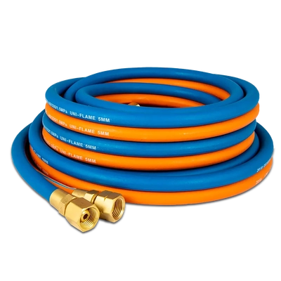 10m Oxygen & LPG Twin Gas Hose Unimig UFLPGTH10M
