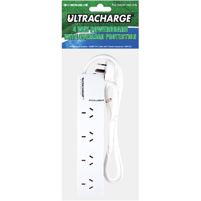 Power Board 4 Way Ultracharge UR100/4