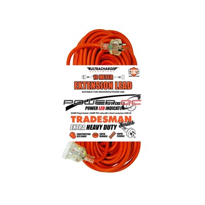 Heavy Duty Extension Lead 10 Metres Tradesman Series UR240/10T