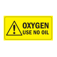 Label Oxygen For Outlet Point (1 Pack = 100 Labels) Tesuco W-MANLAB-01