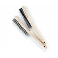 Wire Brush Steel 4 Row Wood Handle WB4R