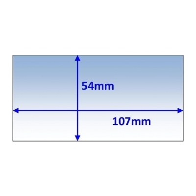 Clear Weldclass Lens 107x54mm Inner Suits Promax 300 WC-04622 Pkt : 5