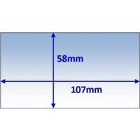 Clear Inner Lens 107 x 58mm Suits Cigweld Prolite Weldclass WC-05156 PKT:5