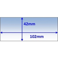 Clear Inner Lens 102 x 42 mm Suits Weldclass Promax 180/200 PKT:5 Weldclass WC-05320
