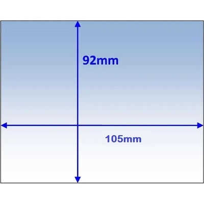 Inner Clear Lens 105 x 92mm suit: Weldclass Promax 500 Pkt of 5