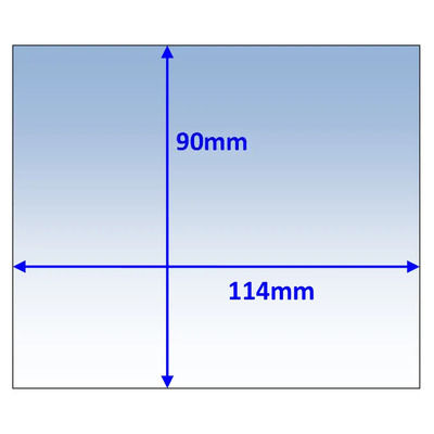 Inner Cover Lens 114 x 90mm suit Weldclass Promax 600/650 Weldclass WC-05350