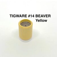 DC TIG Ceramic Nozzles – Super Tough Yellow Size 14 For 9 Series Torch