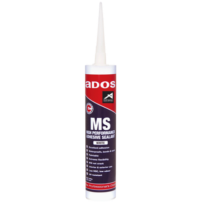 High Performance Adhesive Sealant White Cartridge 300 Grams CRC MS 8361