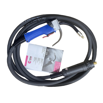 Alpha Flux 350S Flux-cored Self Shielding Mig Torch 4m Euro Fitting Binzel 013.D161