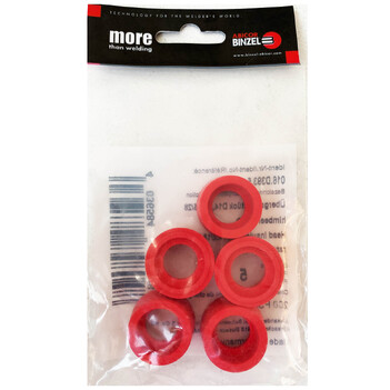 Head Insulation D14.2/18.5/28 Rasberry Red  016.D393.5 Binzel Abicor - Pack of 5 - Made In Germany