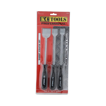 3 Piece Gasket Scraper Set Paint Corrosion Rust Carbon Removal Blade KC Tools 08103