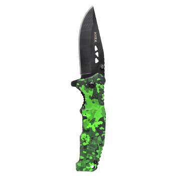 MVRK Green Camo EDC Folding Knife Bordo P/N:1010-CAMOG