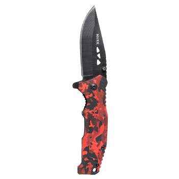 MVRK Red Camo EDC Folding Knife Bordo P/N:1010-CAMOR