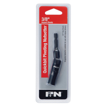 NUTSETTER PIVOTING SET QUICKBIT 20-DEG MAGNETIC 3/8IN P&N 107NSP375