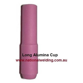 Long Alumina Cup Size 5 (8.0mm) For 17/18/26 Torch 10N49L Pkt :2 main image