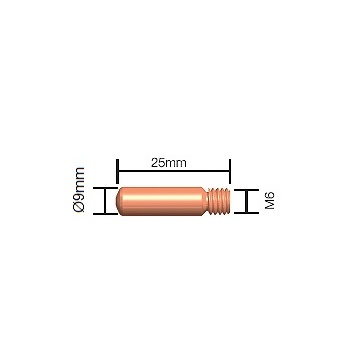 0.9mm Contact Tip Standard Duty (Tweco Style 1) 11-35 Pkt : 10