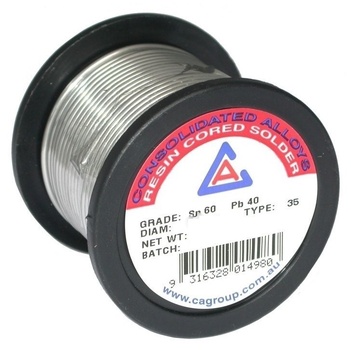 Resin Cored Solder Wire Sn 60 Pb 40 3.2mm 500g 11588