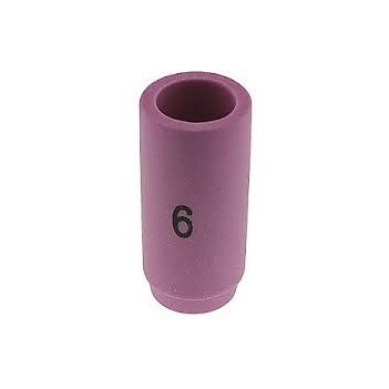 Ceramic Alumina Cup For Collet Body Size 6 (9.5mm) Suits 9/20 Torch 13N10 Pkt : 5 