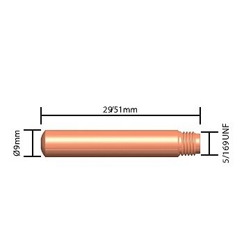 15H-45 Contact Tip Heavy Duty TWECO STYLE 5