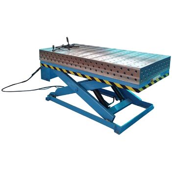 3D Welding Table With Hydraulic Scissor Lift 1000mm X 1000mm X 100mm 16YY1010