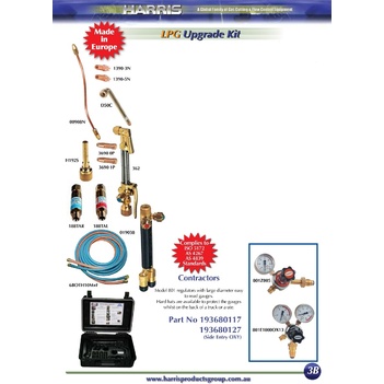 Contractors Upgrade Kit Oxy/LPG With Side Inlet Oxy Harris 