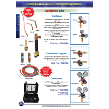 Harris Contractors Oxy/Acet  Kit - B/H/W
