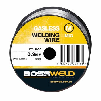 Bossweld MIG Wire Gasless Gs x 0.9mm x 0.9kg 200344