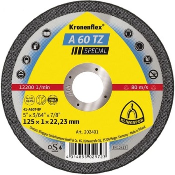 Cut Off Wheels For Steel & Stainless Steel A 60 TZ Kronenflex 202401