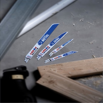 MultiWolf Wave Edge Reciprocating Saw Blades 10/14 TPI 305 x 19 x 1.3mm 5-Pck Lenox 20583110R