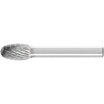 Carbide Burr Oval Shape 1/4" Shank 3/8" x 5/8" SE-3 Pferd 26007215