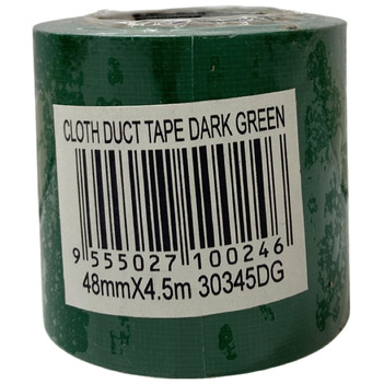 Cloth Tape Dark Green 48mm x 4.5 Metres 30345DG